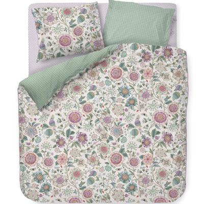 Pip Studio Pip Studio Dekbedovertrek Viva Las Flores White 200x200/220 cm