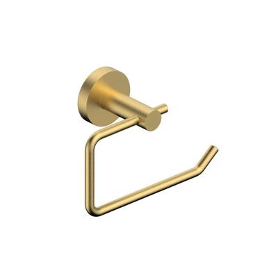 Fortifura Calvi toiletrolhouder zonder klep rond Geborsteld Messing PVD (Goud) SW639938 Fortifura Calvi toiletrolhouder zonder klep rond Geborsteld Messing PVD (Goud) SW639938