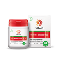 Vitals Vitamine B12 500mcg Zuigtabletten - thumbnail