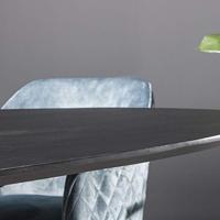 Oslo Oval Black 180 cm-12667 - thumbnail