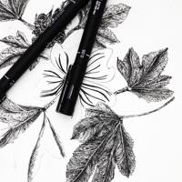 Uni Pin fineliner, ronde punt, 1,0 mm, zwart - thumbnail