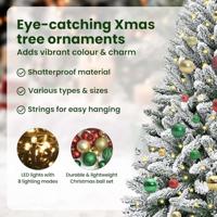 VidaXL Kunstkerstboom met 150 led groen en wit 150 cm pvc en metaal - thumbnail