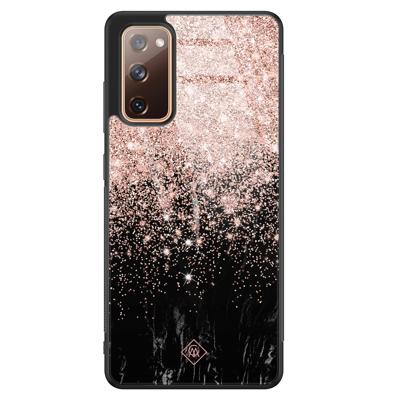 Samsung Galaxy S20 FE glazen hardcase - Marmer twist