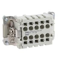 HARTING 09330102716 Businzetstuk Han® E 10 + PE Cage Clamp 1 stuk(s) Piece - thumbnail