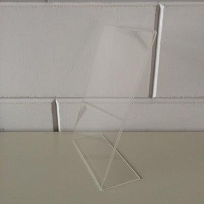 L-standaard acryl bxh 160x240mm. Staand