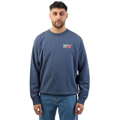 New balance Athletics Premium Logo Crew Casual Sweater Heren M New balance Athletics Premium Logo Crew Casual Sweater Heren M
