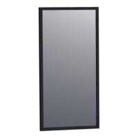 Brauer Onyx Spiegel - 40 cm - Rechthoekig - Zwart Geborsteld Frame - thumbnail