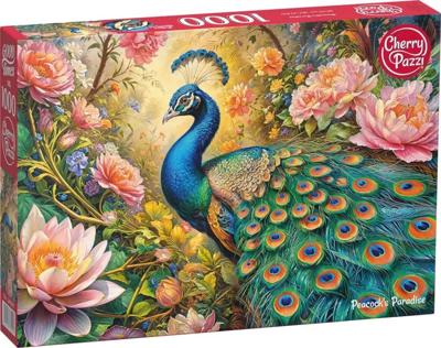 Peacock's Paradise Puzzel 1000 Stukjes Peacock's Paradise Puzzel 1000 Stukjes