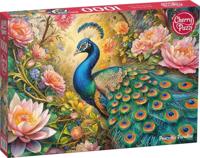 Peacock's Paradise Puzzel 1000 Stukjes - thumbnail