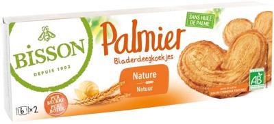 Bisson Palmier bladerdeegkoekjes bio 100 Gram