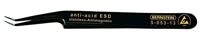 Bernstein Tools for Electronics 5-053-13 SMD-pincet 51 SA-ESD Super-spits, schuin-gebogen 110 mm - thumbnail