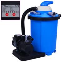 VidaXL Zandfilterpomp met timer 550 w 50 l - thumbnail