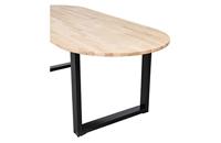 WOOOD Ovale Eettafel 'Tablo' met U-poot, 220 x 90cm - thumbnail