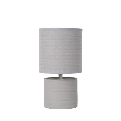 Lucide GREASBY - Tafellamp - Ø 14 cm - 1xE14 - Grijs