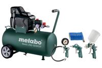 Metabo Basic 250-50 W OF Olieloze Compressor + LPZ-4 toebehorenset 690988000 - thumbnail