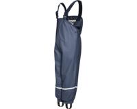 Playshoes regenbroek bretels fleece gevoerd Uni Marine-140 - thumbnail