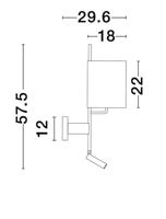 Lyora WandlampYama zwart - 9180512 - thumbnail