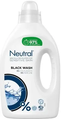 Neutral Vloeibaar Wasmiddel Zwart