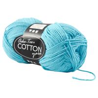 Creativ Company Katoengaren, turquoise, 50gr, 170m - thumbnail