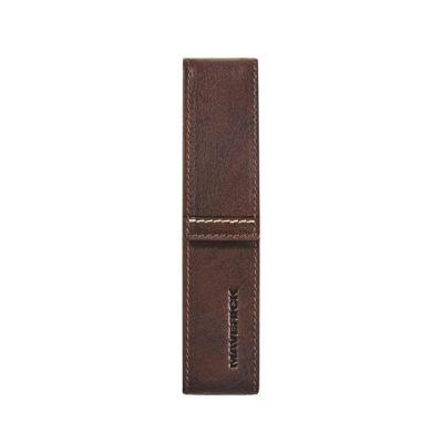 Pennenetui Maverick Rough Gear Brown 1-delig