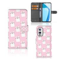 OnePlus 9 | Telefoonhoesje | Met pasjeshouder | Sleeping Cats - thumbnail
