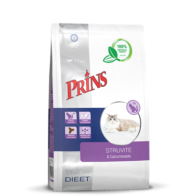 Prins VitalCare Dieet Struvite & Calciumoxalate kattenvoer 5 kg