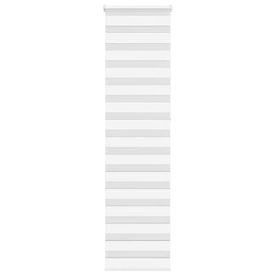 VidaXL Zebra rolgordijn 60x230 cm stofbreedte 55,9 cm polyester wit VidaXL Zebra rolgordijn 60x230 cm stofbreedte 55,9 cm polyester wit