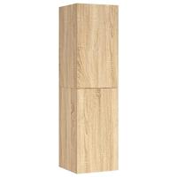 VidaXL Tv-meubel 30,5x30x110 cm bewerkt hout sonoma eikenkleurig - thumbnail