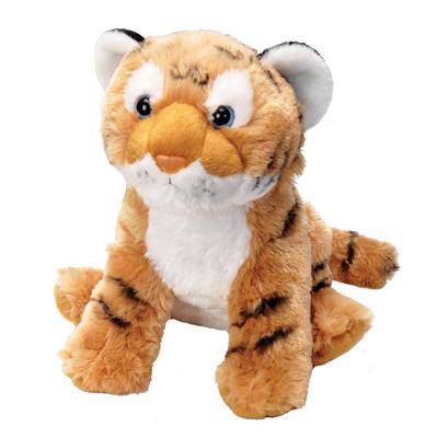 Wild Republic knuffel tijger junior 30 cm pluche oranje/wit