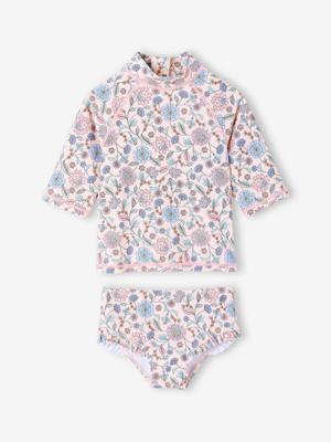 2-delig badpak voor meisjes met UV-bescherming nude 2-delig badpak voor meisjes met UV-bescherming nude