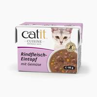 Catit Cousine Kattenstoofpot, rundvlees met groenten, 95 g - thumbnail
