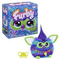 Furby Galaxy, spraakgestuurd knuffeldier dat oplicht in het donker, interactief speelgoed, vanaf 6 jaar - thumbnail