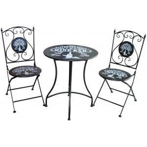 SenS-Line Bistroset Parijs - zwart