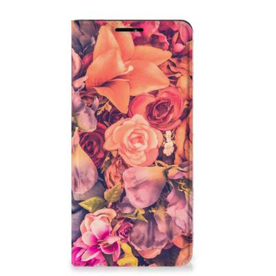 Motorola Edge 20 Pro Smart Cover Bosje Bloemen Motorola Edge 20 Pro Smart Cover Bosje Bloemen