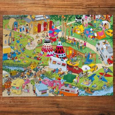 Campsite Capers Puzzel 1000 Stukjes Campsite Capers Puzzel 1000 Stukjes