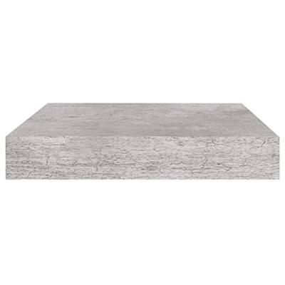 Wandschap zwevend 23x23,5x3,8 cm MDF betongrijs