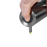 Adhoc olie of azijn dispenser Chrystal 18 cm RVS zilver - thumbnail