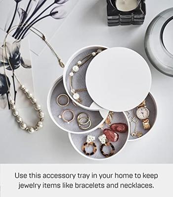 Yamazaki 4068 doos, zakje & organizer voor juwelen/sieraden Vilt, Kunststof