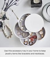 Yamazaki 4068 doos, zakje & organizer voor juwelen/sieraden Vilt, Kunststof - thumbnail