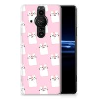 Sony Xperia Pro-I | TPU Hoesje | Sleeping Cats - thumbnail