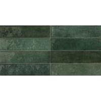 Wandtegel Mykonos Mallorca 7.5x30 cm Green (doosinhoud 0.5m2) - thumbnail