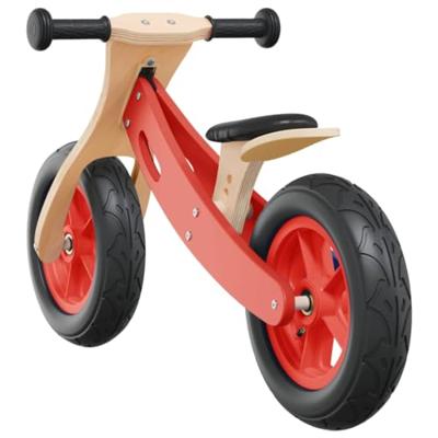 VidaXL Loopfiets voor kinderen met luchtbanden rood