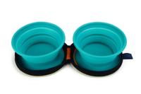 Beeztees Siliconen Reis Dinerset Eesy - Groen - M - thumbnail