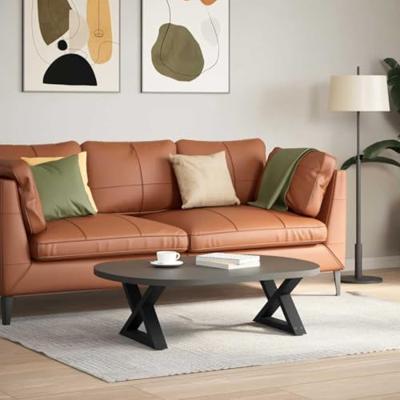 Salontafelpoten 2 st 50x(30-31,3) cm staal zwart Salontafelpoten 2 st 50x(30-31,3) cm staal zwart