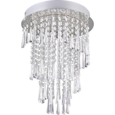 LED Plafondlamp 18W - Dimbare Verlichting met Afstandsbediening - Chroom