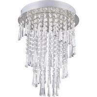 LED Plafondlamp 18W - Dimbare Verlichting met Afstandsbediening - Chroom - thumbnail