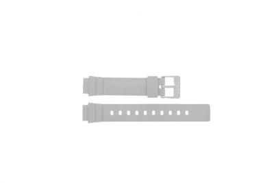 Horlogeband Casio LRW-200H / 10406536 Kunststof/Plastic Wit 14mm