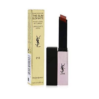 Yves Saint Laurent Rouge Pur Couture The Slim Glow Matte Lipstick 213 No Taboo Chili 2.1gr