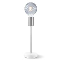 Home sweet home tafellamp Cava Marble - marmer/mat staal - thumbnail