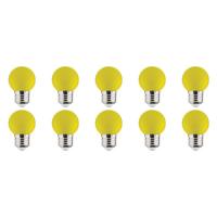 Voordeelpak 10x LED Lamp E27 - Kozolux Romba - Geel Gekleurd - 1W - thumbnail